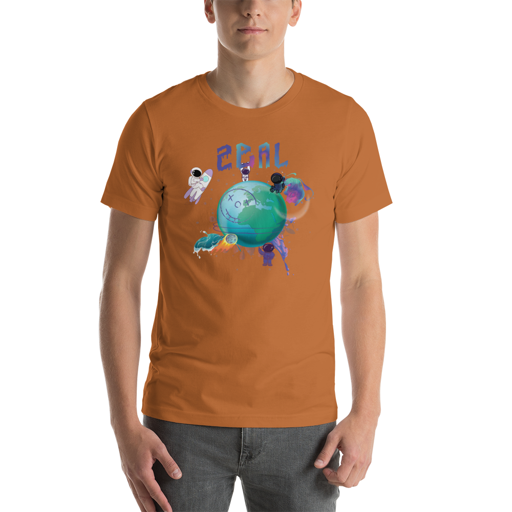 Toast Short Sleeve Space | Ring spun cotton tee shirts men | ONLYZ3AL
