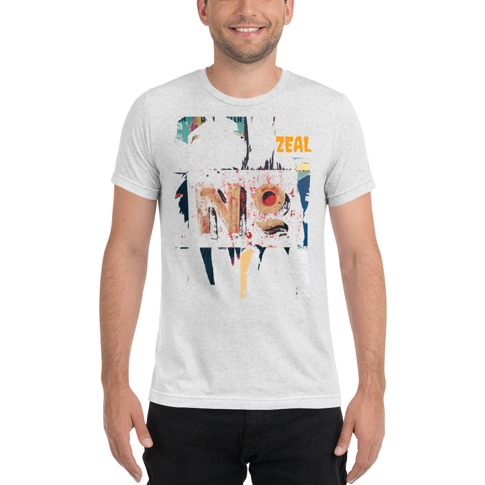 NO Triblend tee shirt | Vintage fitted tees for men | ONLYZ3AL