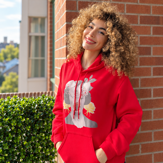 onlyz3al-red-floral-portrait-hoodie-model