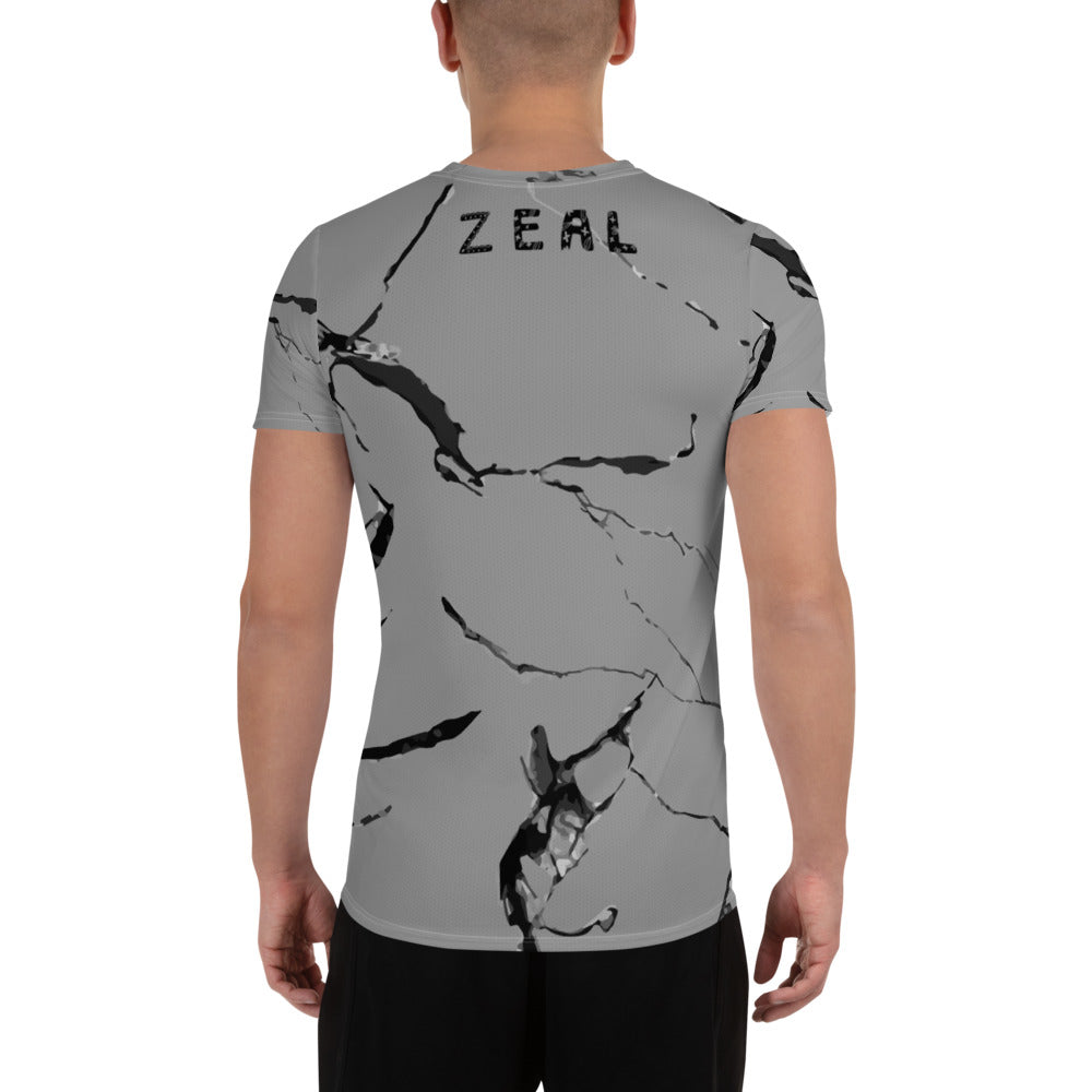 Skelton Skull Tee Shirt | Men's Grey Short Sleeve Shirts| ONLYZ3AL