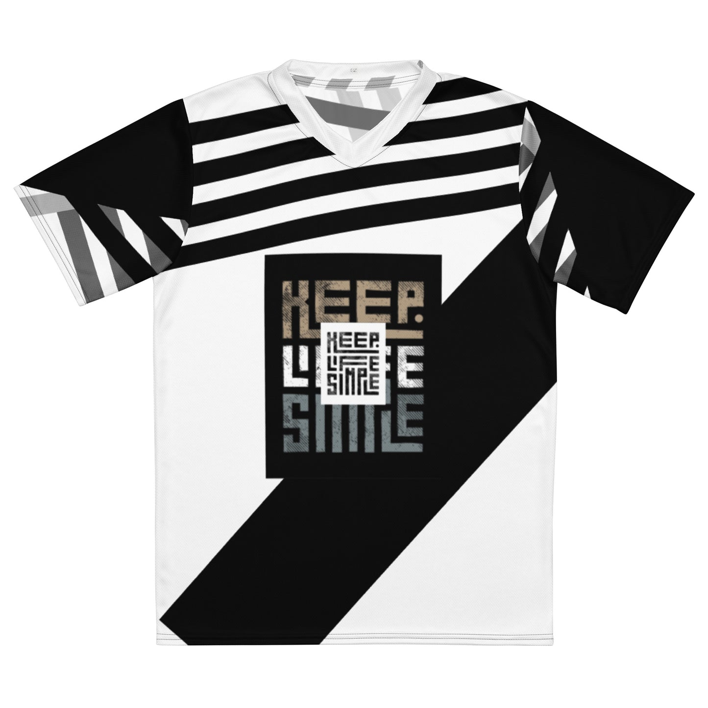 Keep Life Simple Recycled sports jersey| Moisture wicking | ONLYZ3AL