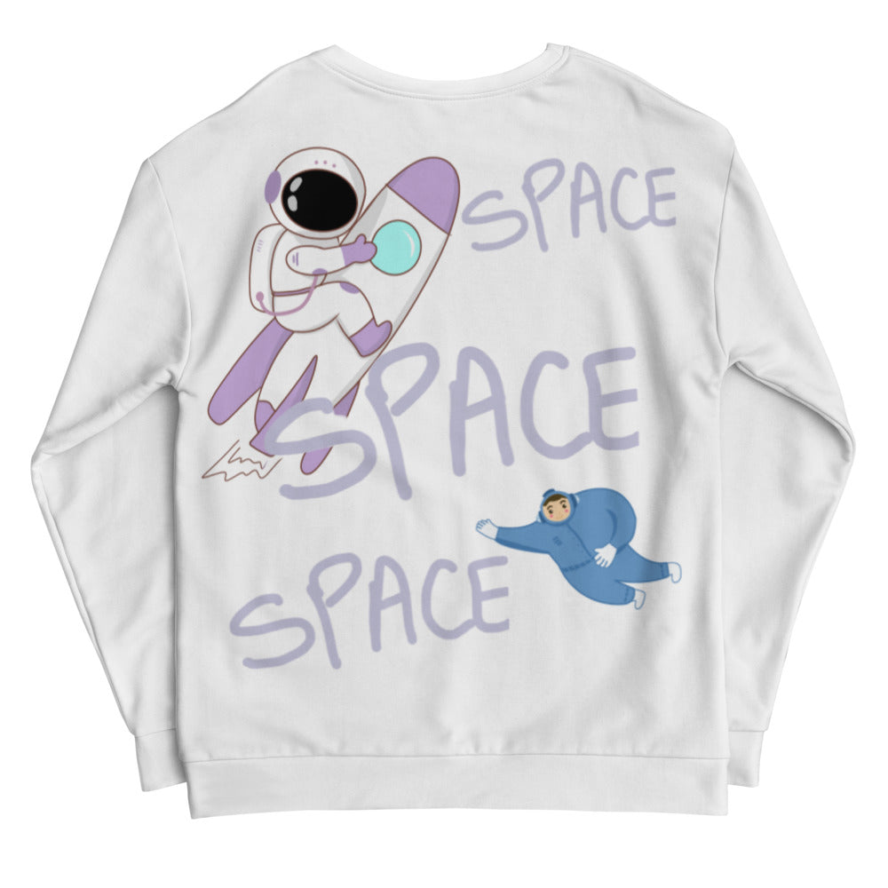 Space Cartoon Soft Cotton Sweatshirt