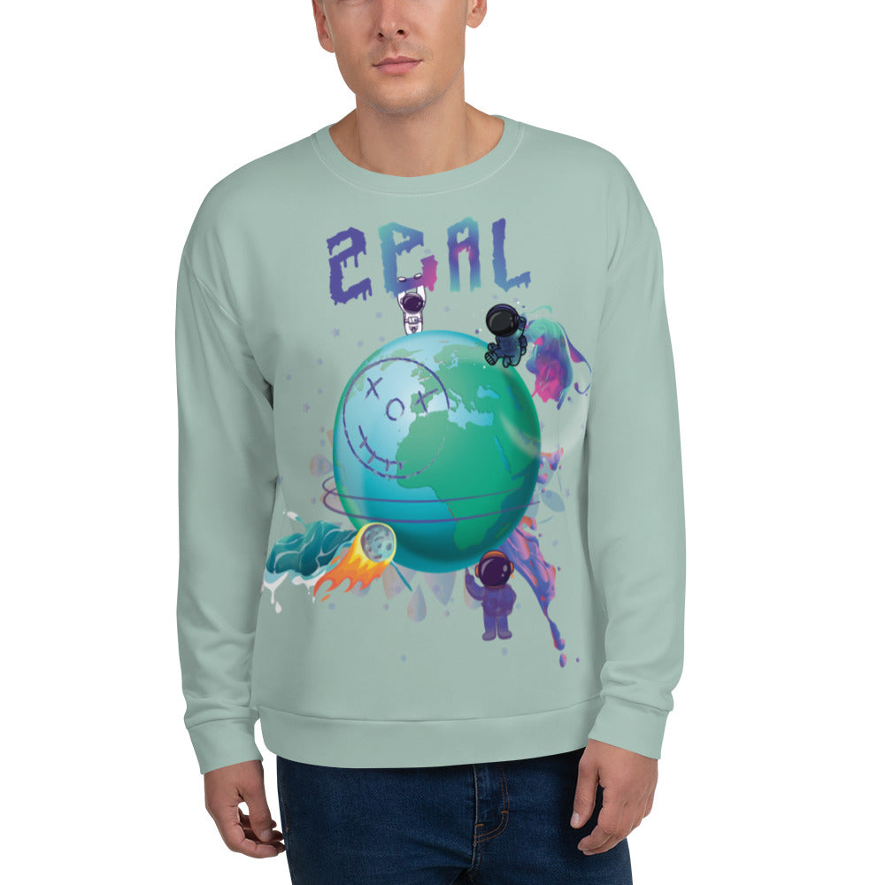 Planet Earth Sweatshirt | Men's graphic sweatshirts | ONLYZ3AL