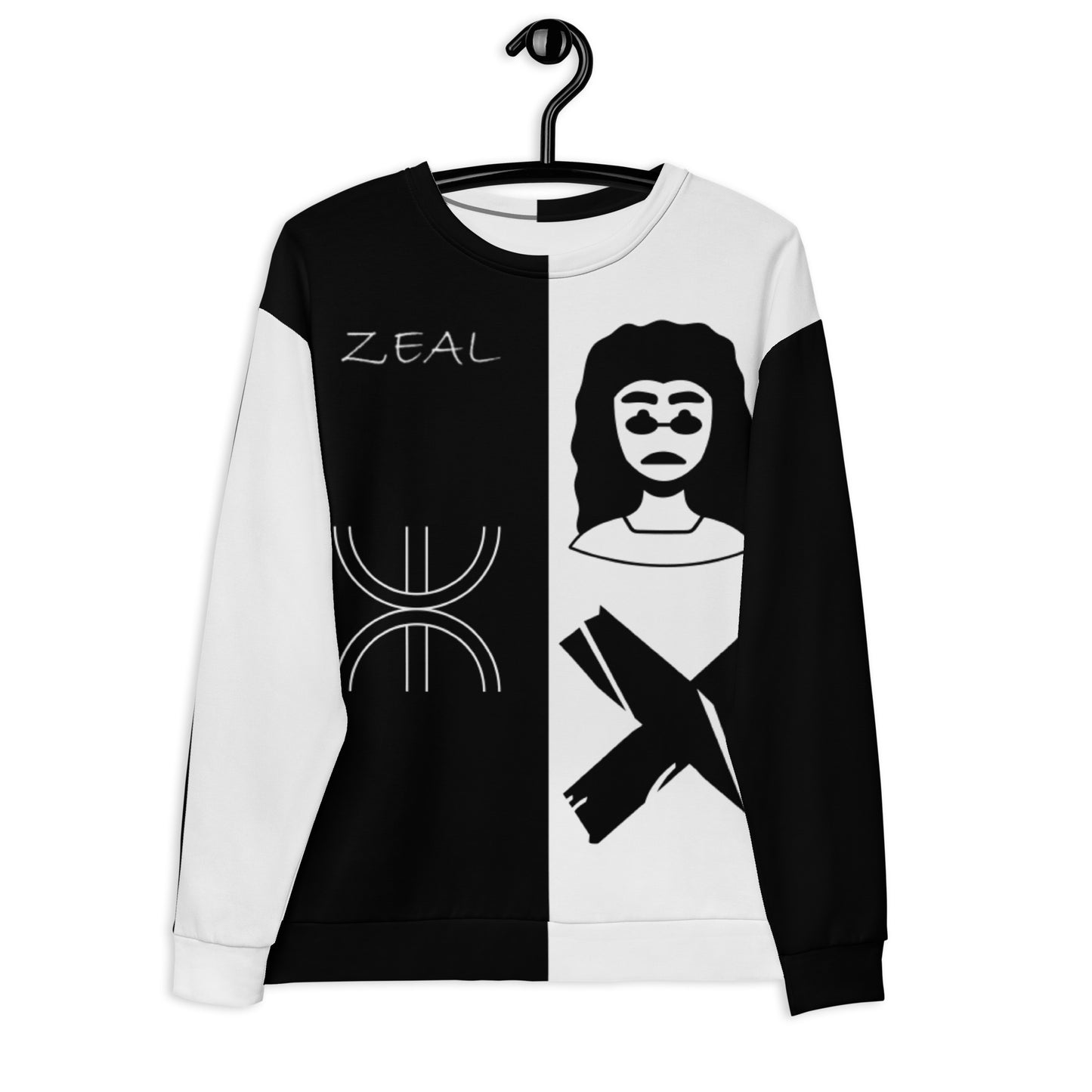 Black & white Sweatshirt