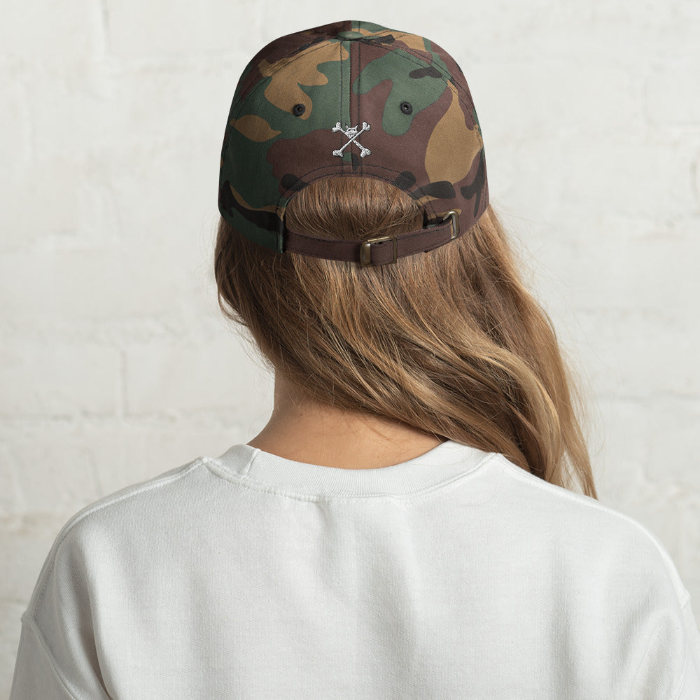 Distressed Baseball Cap OR Ponytail Hat for Women | Badass Cap