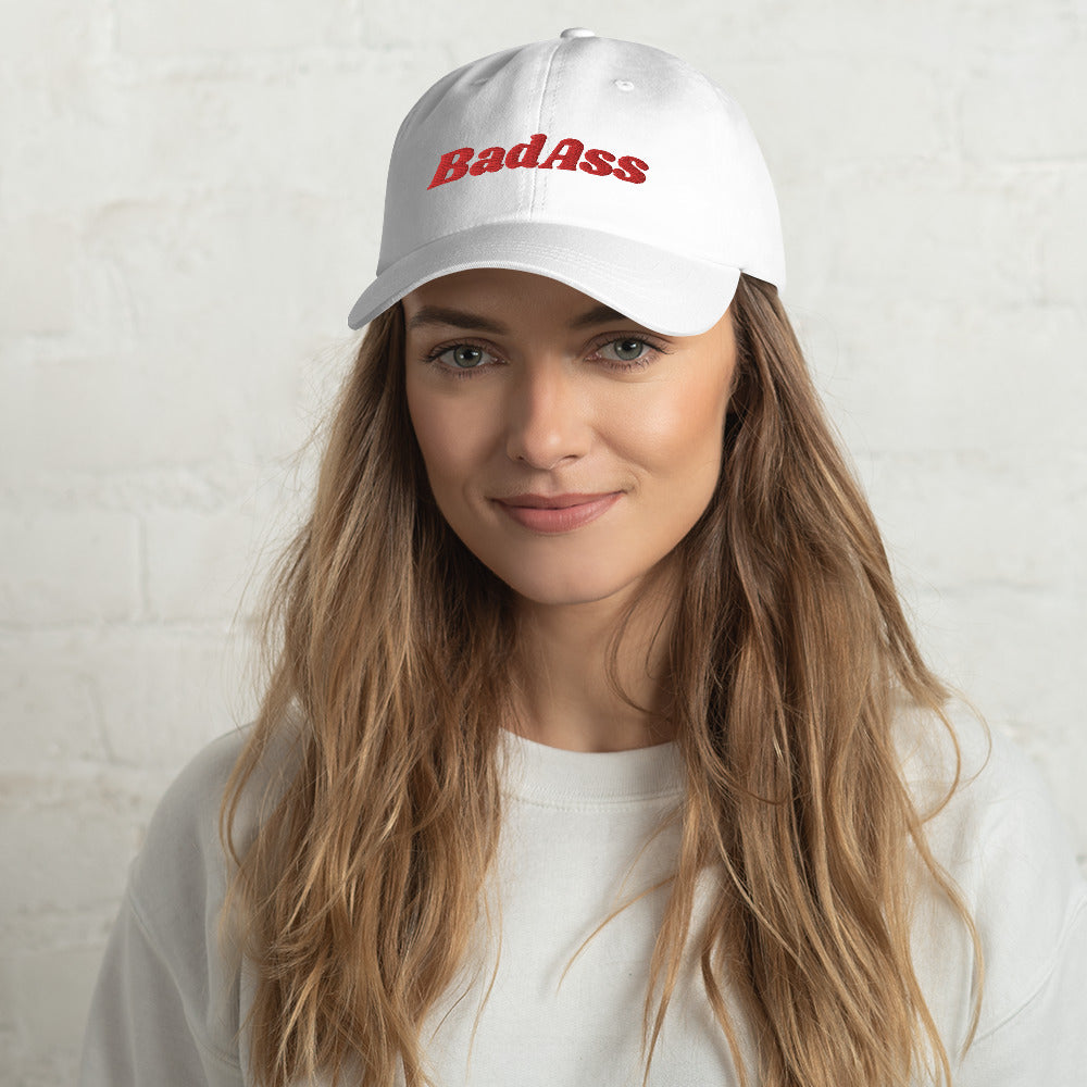 Distressed Baseball Cap OR Ponytail Hat for Women | Badass Cap