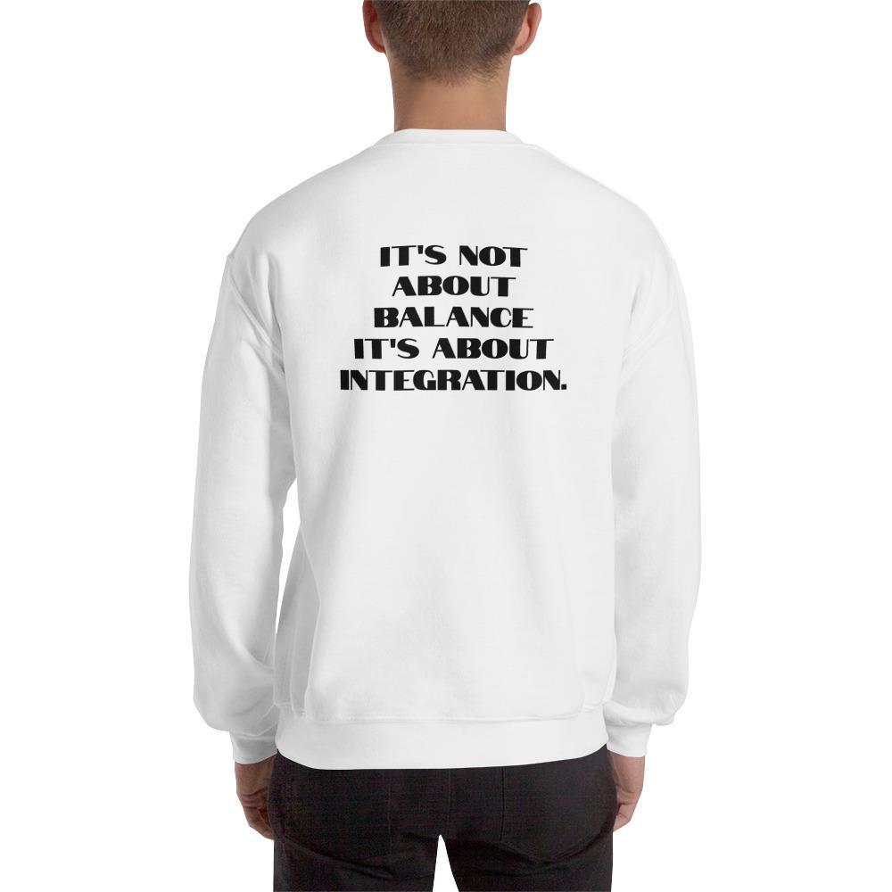 Integration Sweatshirt | Classic fit white Unisex Sweater | ONLYZ3AL