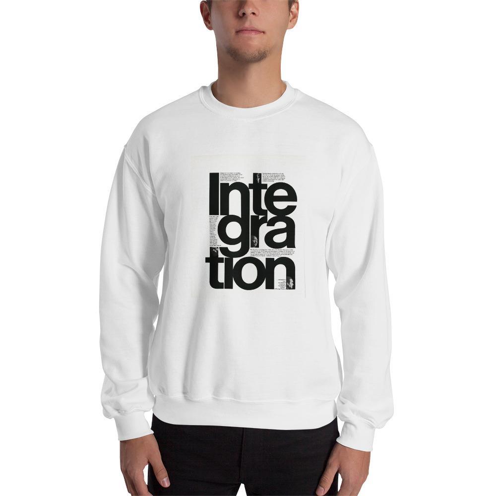 Integration Sweatshirt | Classic fit white Unisex Sweater | ONLYZ3AL