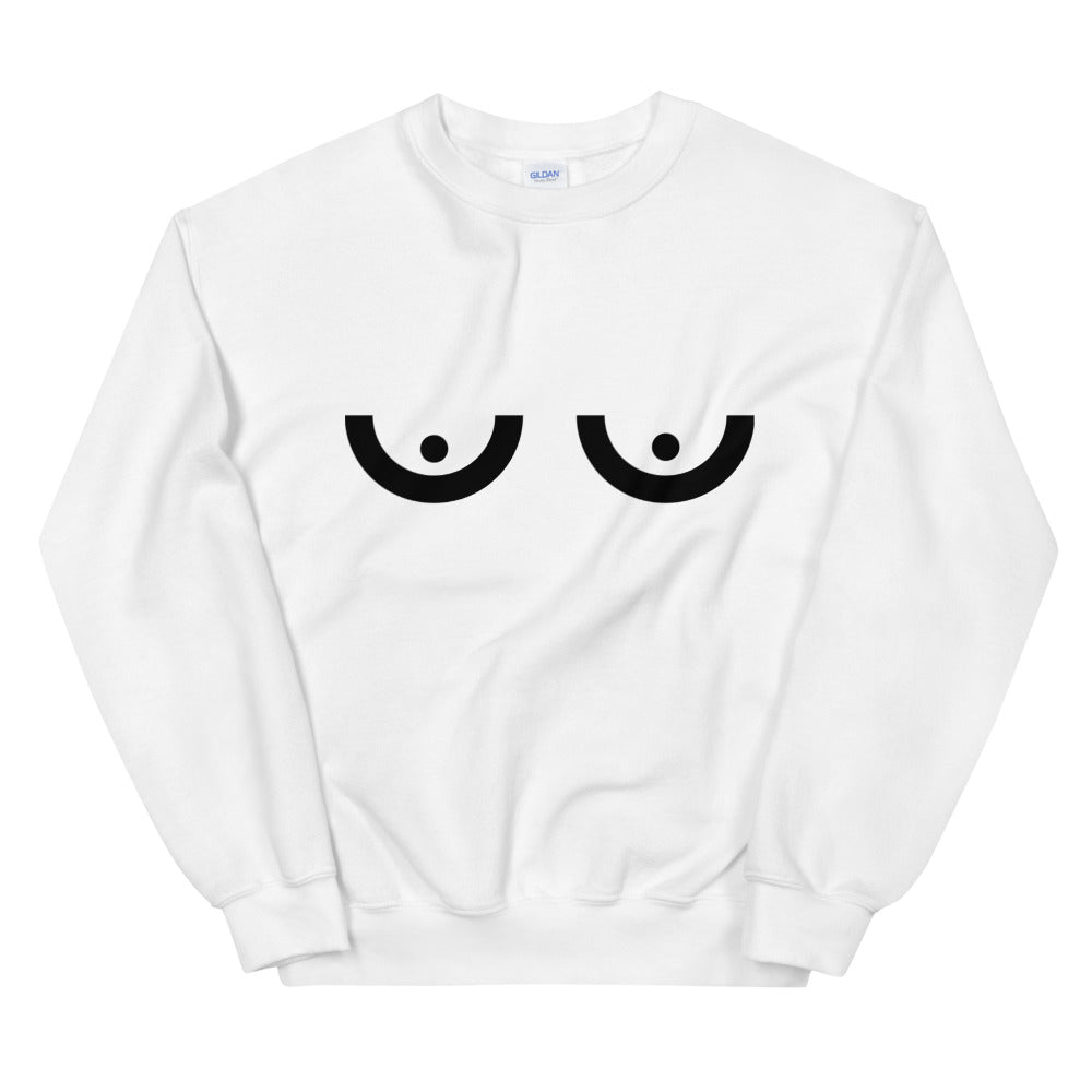 Long Sleeve Sweatshirt - Funny Boobs Sweatshirt | Saliya Fashion