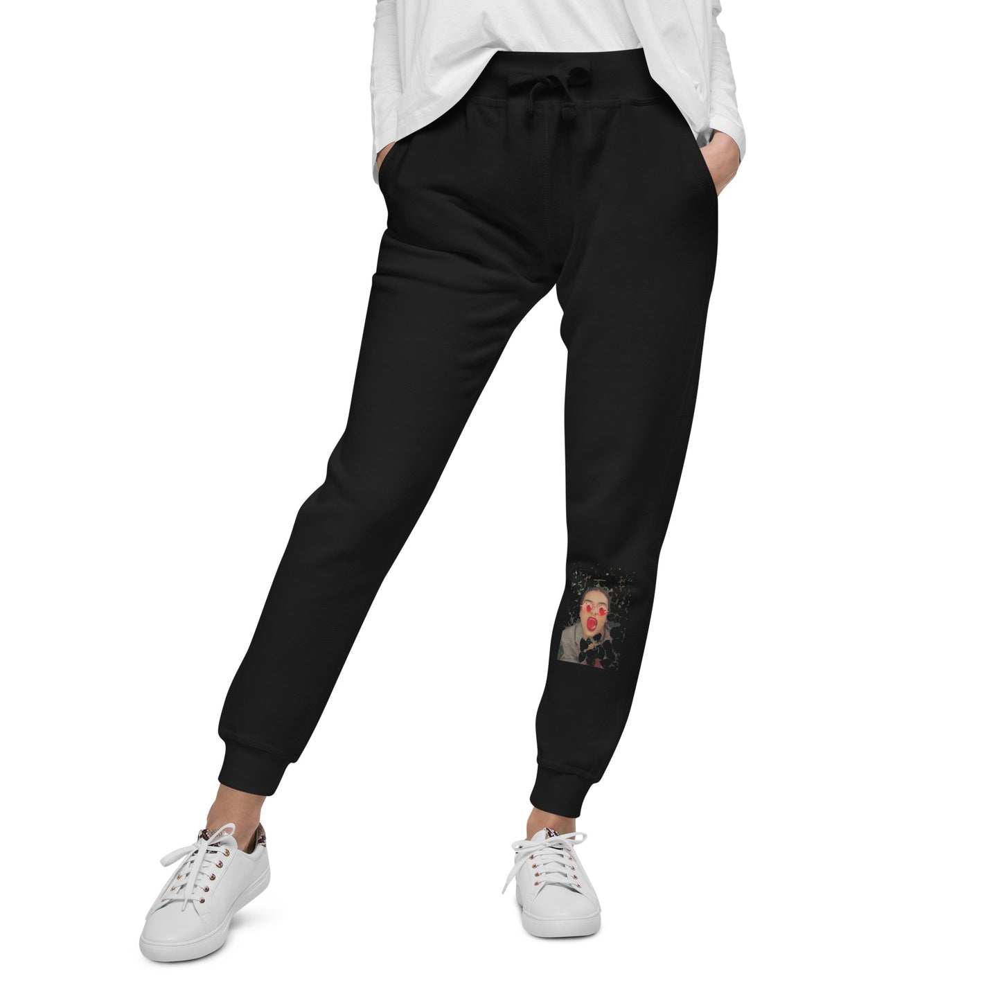 Black fleece sweatpants | joggers for woman | ONLYZ3AL