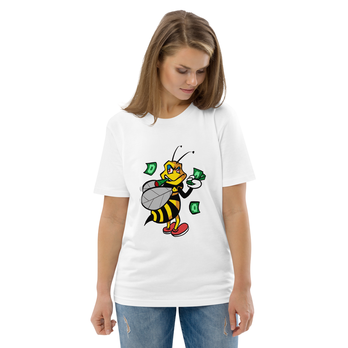 Organic Cotton T-Shirt - Bee T-Shirt | ONLYZ3AL