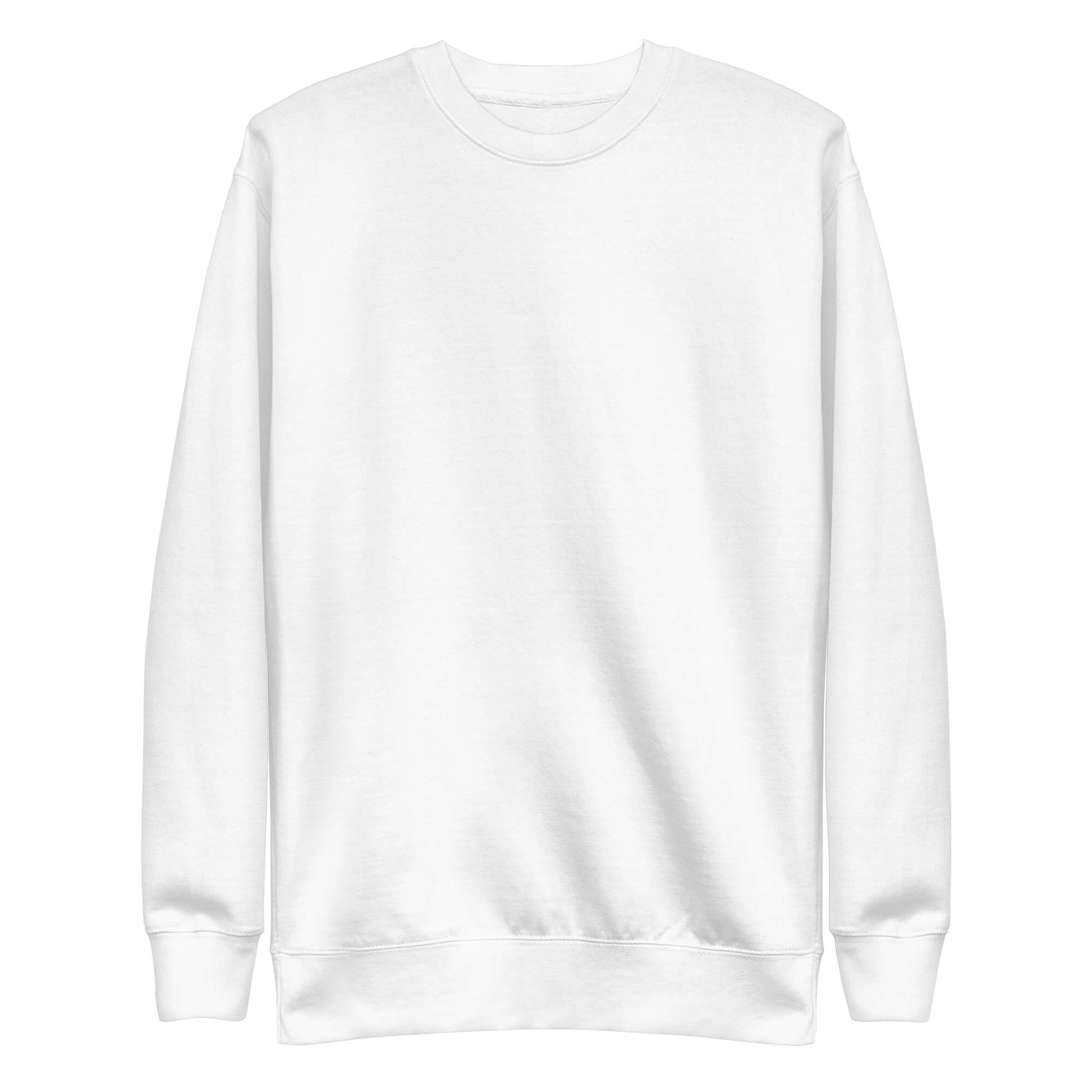 Unisex White Sweater | White Cozy sweatshirt | ONLYZ3AL
