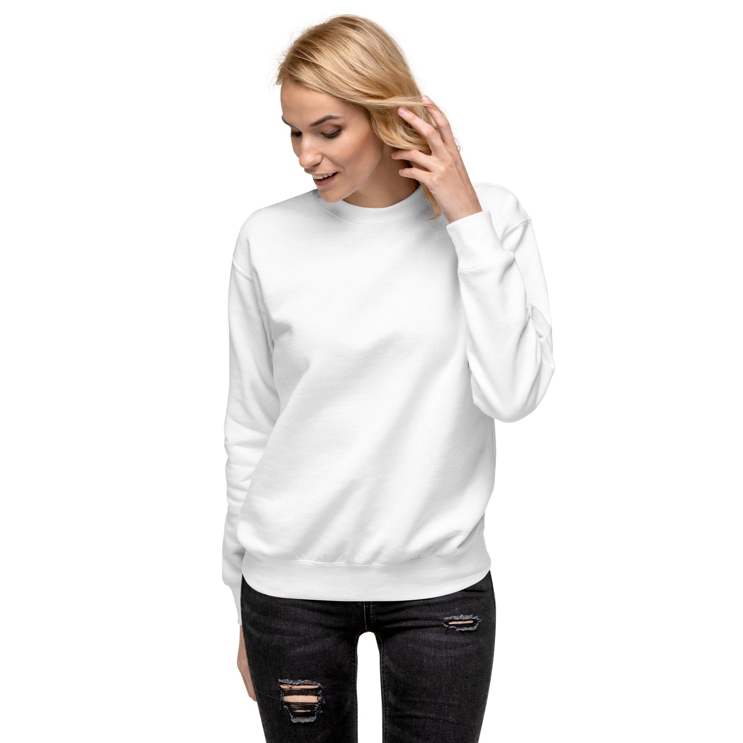 Unisex White Sweater