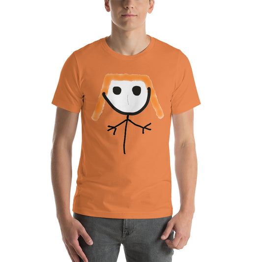 funny print t shirts-unisex-staple-t-shirt-burnt-orange-unusual-t-shirts-for-mens