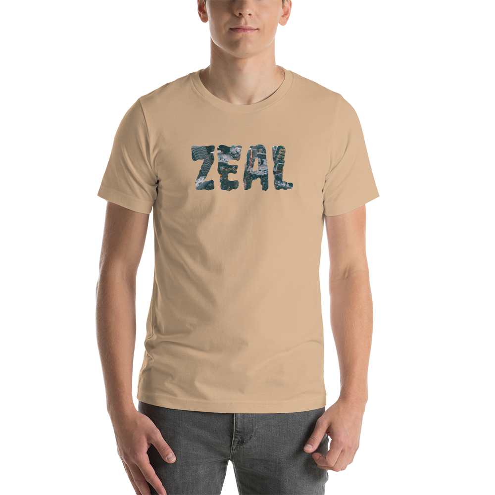 ONLYZ3AL  unisex-staple-t-shirt-tan-front-
